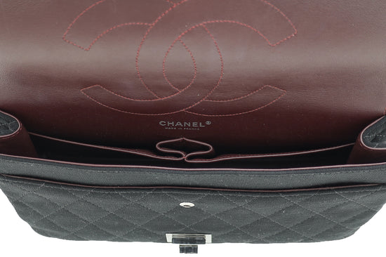 Chanel Black Jersey 2.55 Reissue 227 Flap Bag