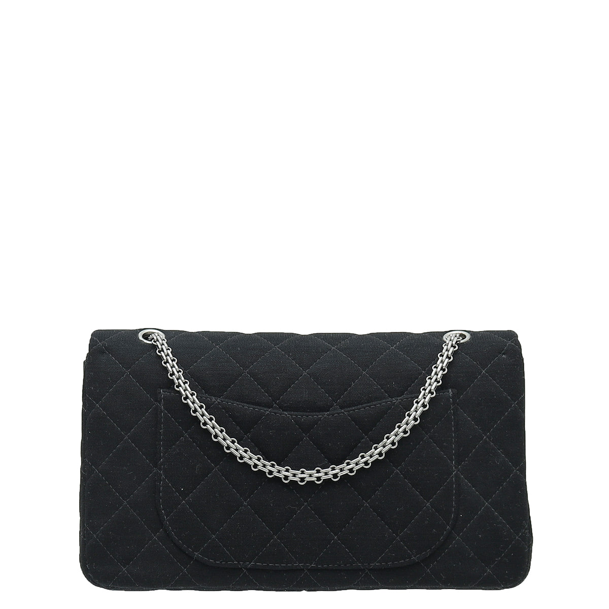 Chanel Black Jersey 2.55 Reissue 227 Flap Bag