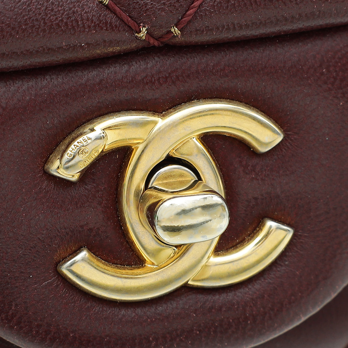 Chanel Burgundy CC Paris-Salzburg Extra Mini Flap Bag