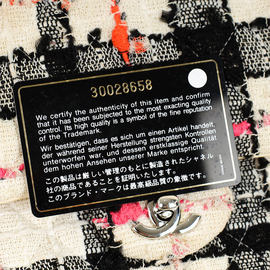 Chanel Bicolor CC Classic Double Flap Tweed Medium Bag-Chanel-THE CLOSET