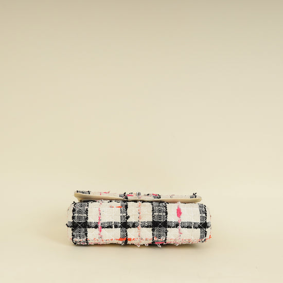 Chanel Bicolor CC Classic Double Flap Tweed Medium Bag-Chanel-THE CLOSET