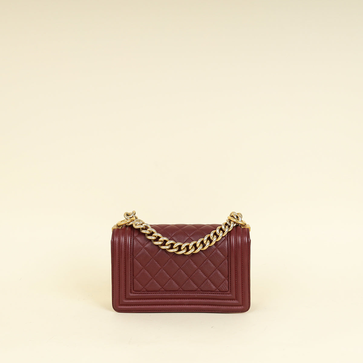 Chanel Burgundy Le Boy Small Flap Bag-Chanel-THE CLOSET