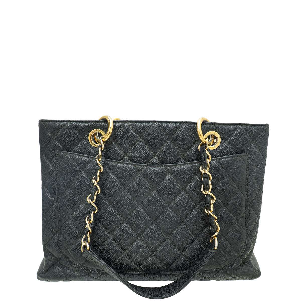 Chanel Black Grand Shopping Tote (GST) Medium Bag-Chanel-THE CLOSET