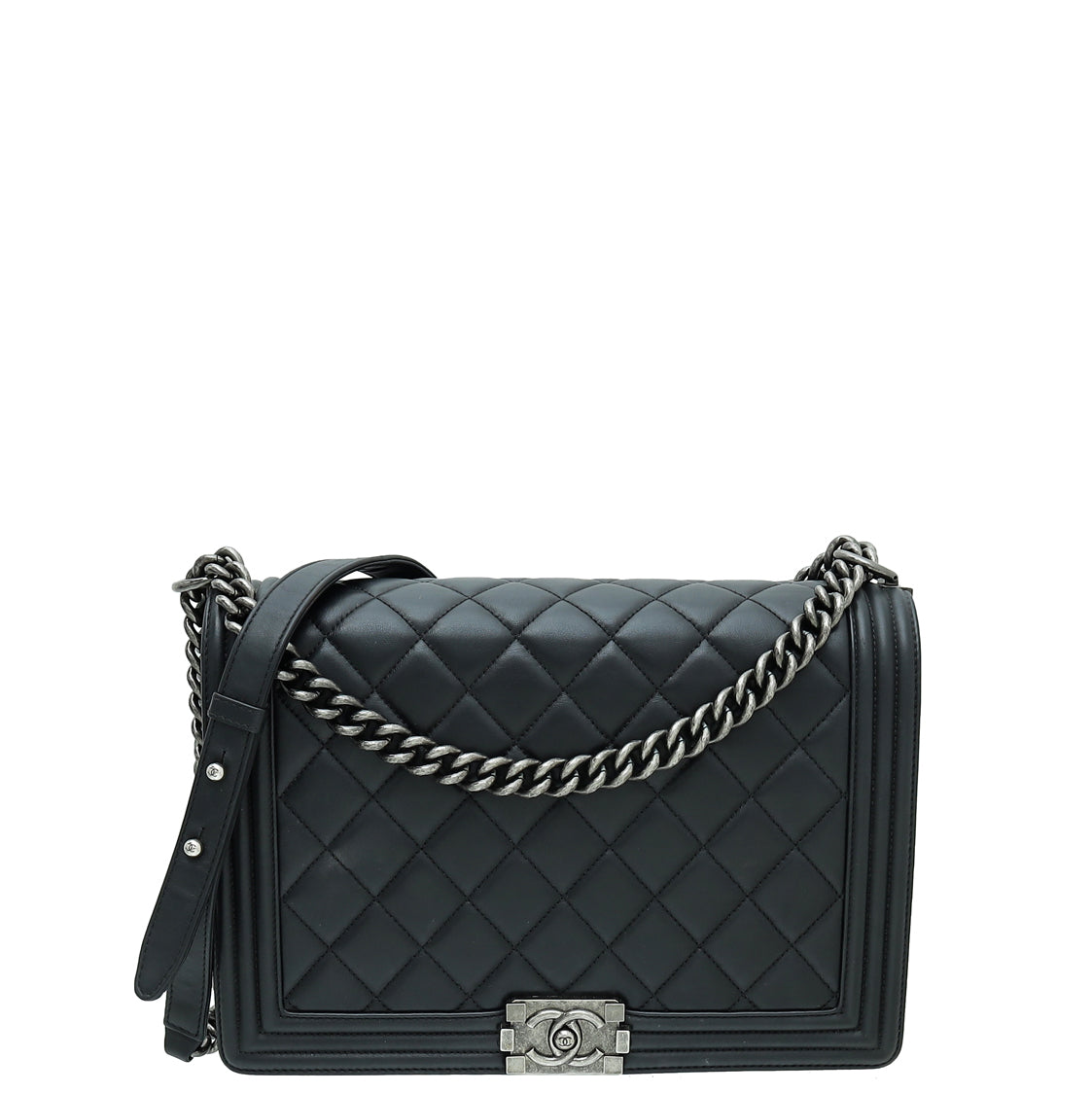 Chanel Black Le Boy Large Bag-Chanel-THE CLOSET