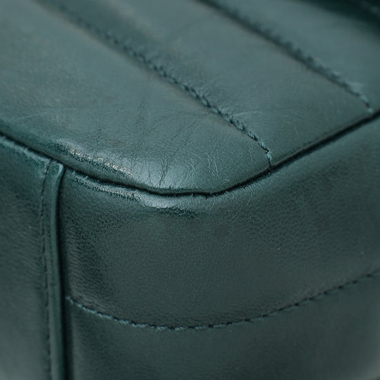 Chanel Forest Green Double Chevron Flap Bag – THE CLOSET