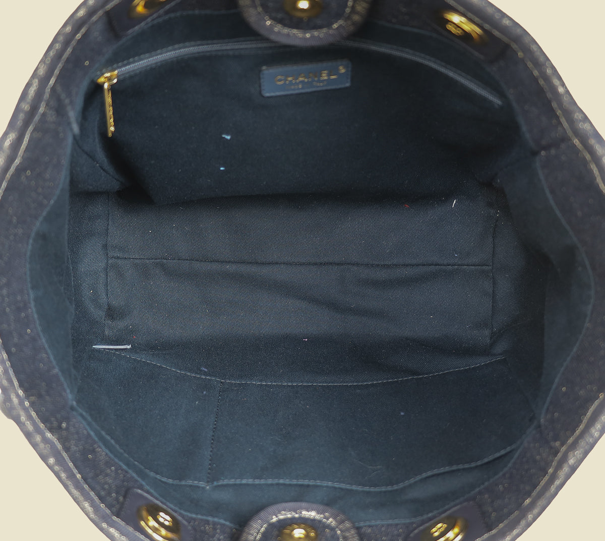 Chanel Bicolor Deauville Tote Medium Bag