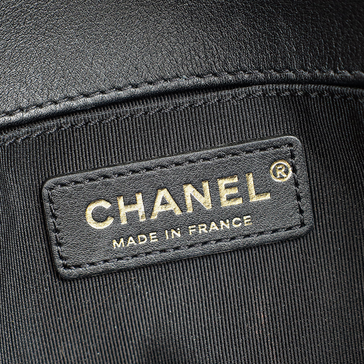 Chanel Black Le Boy Top Handle Medium Chain Bag