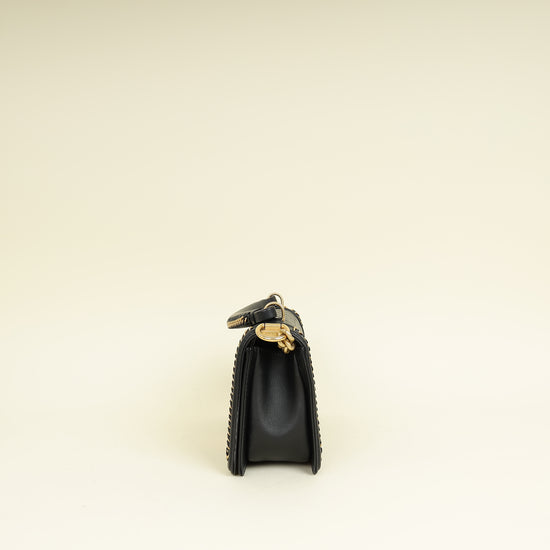 Chanel Black Le Boy Top Handle Medium Chain Bag