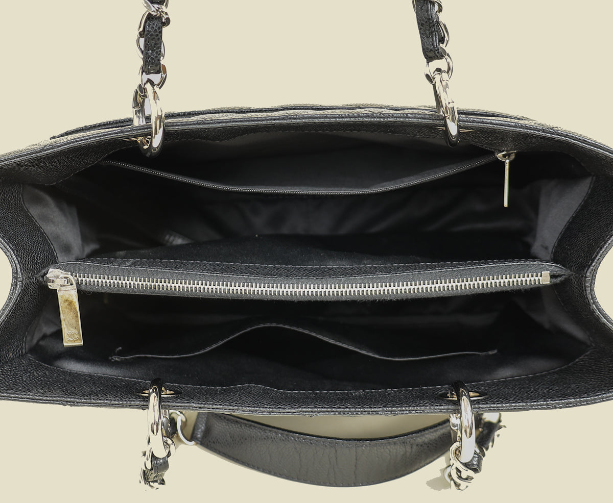 Chanel Black CC GST Tote Medium Bag