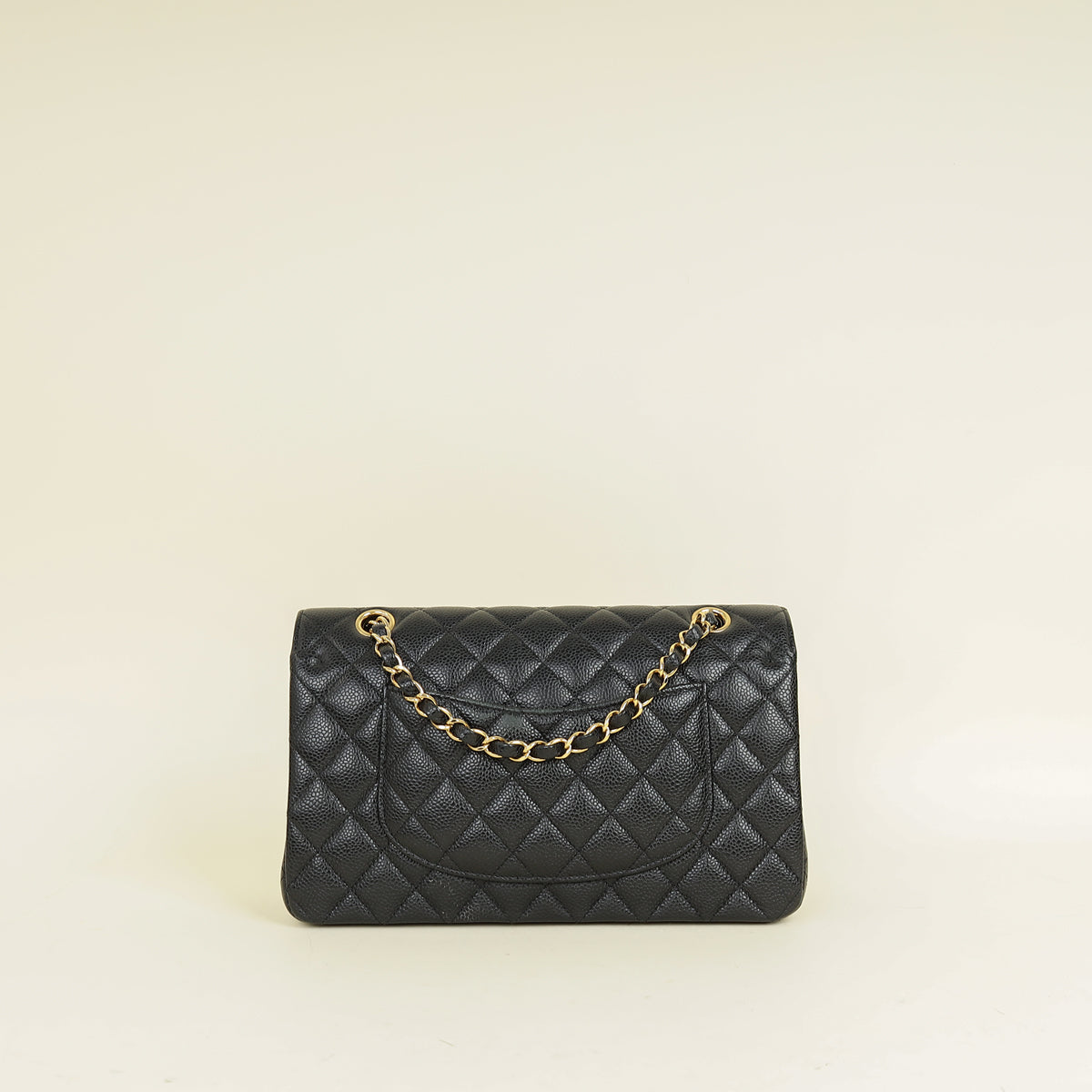 Chanel Black CC 11.12 Classic Double Flap Medium Bag
