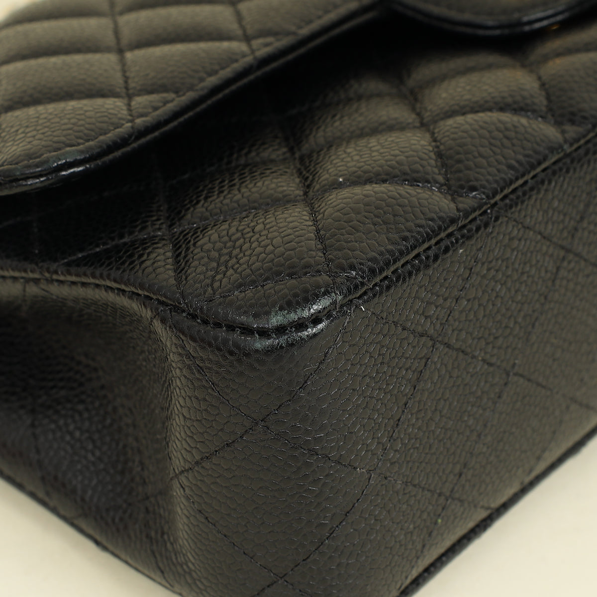 Chanel Black CC 11.12 Classic Double Flap Medium Bag