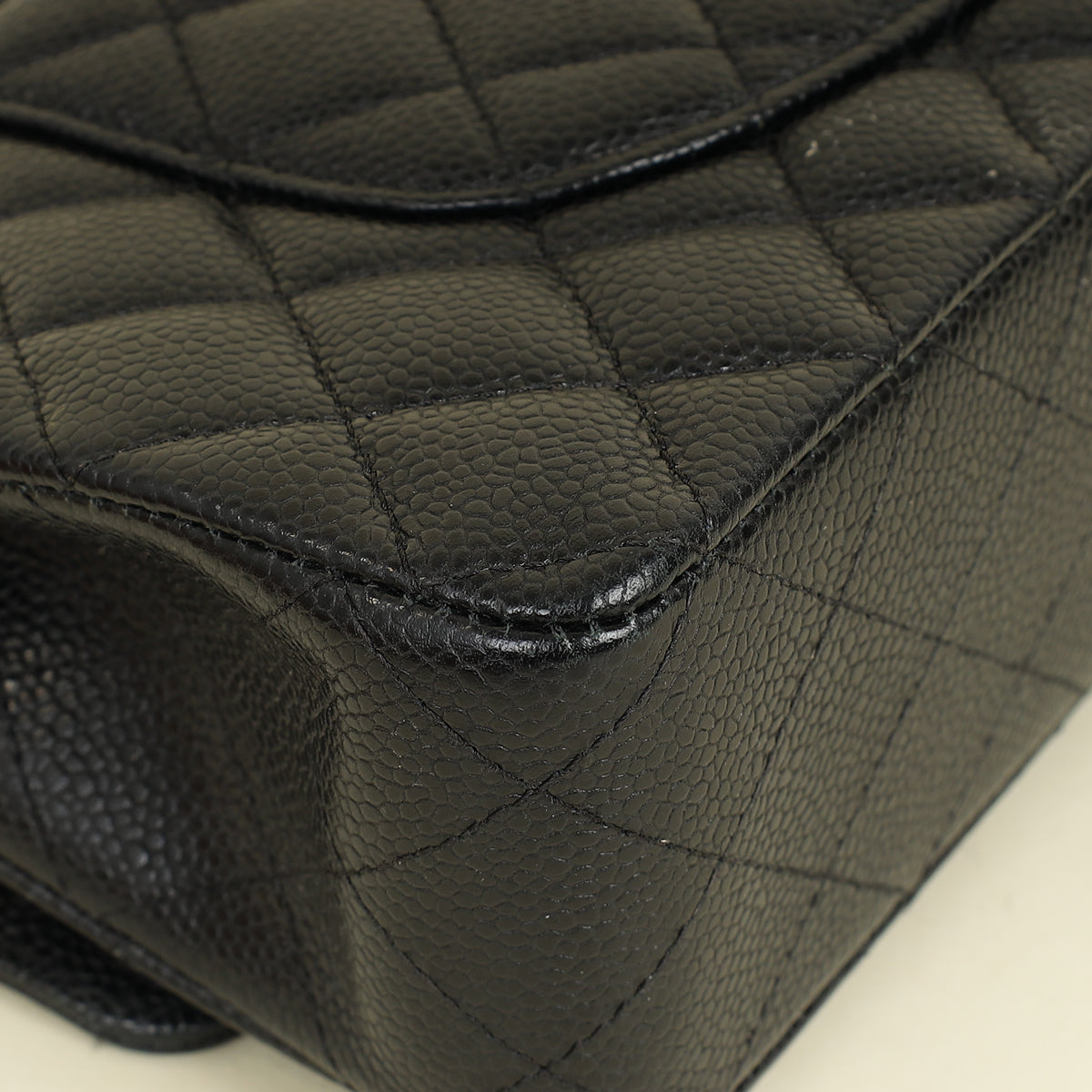 Chanel Black CC 11.12 Classic Double Flap Medium Bag