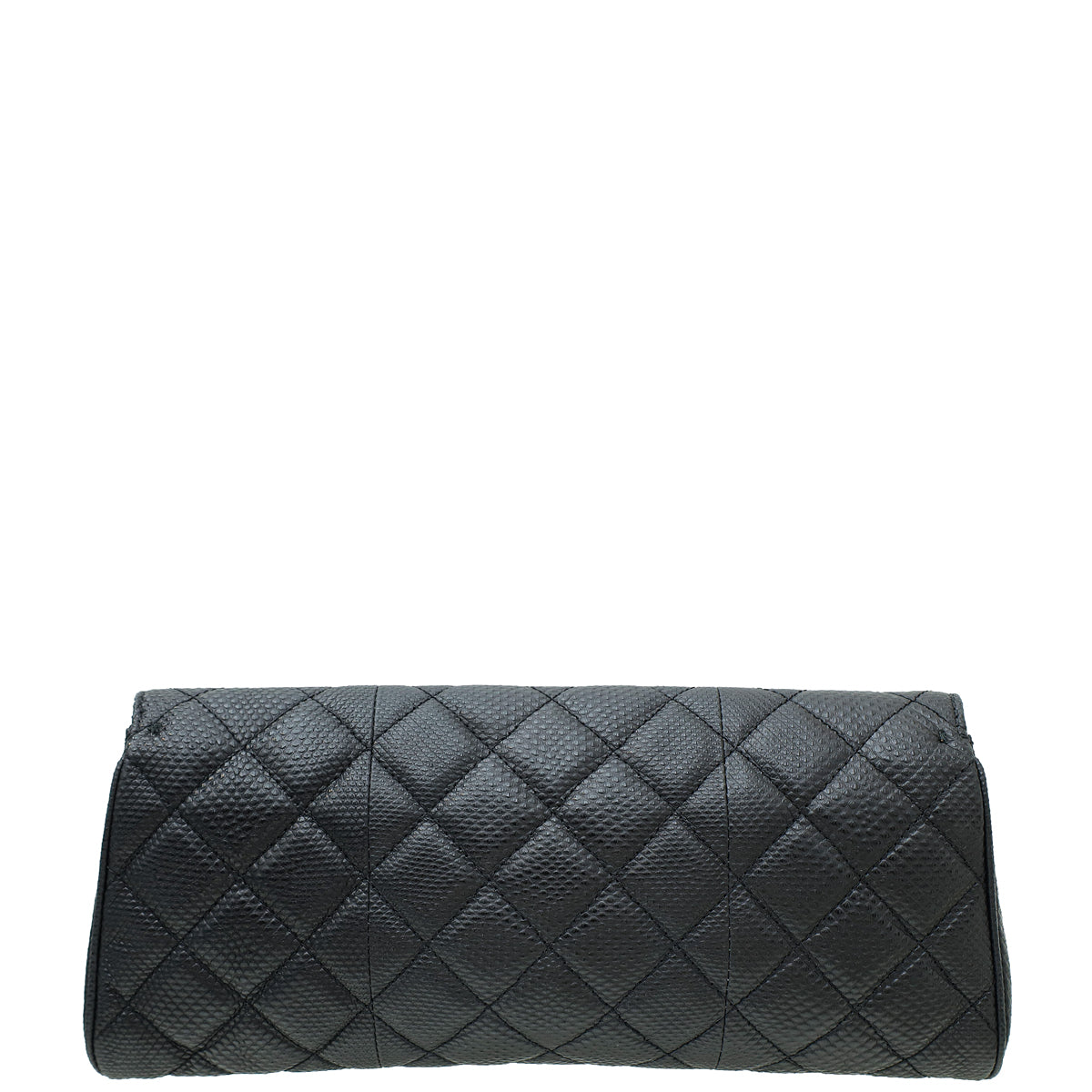 Chanel Black CC Karung Flap Clutch-Chanel-THE CLOSET