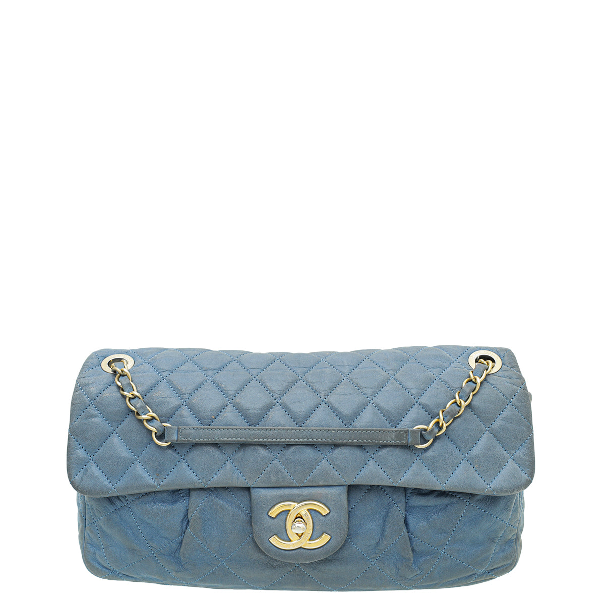 Chanel Blue CC Soft Flap Bag – The Closet