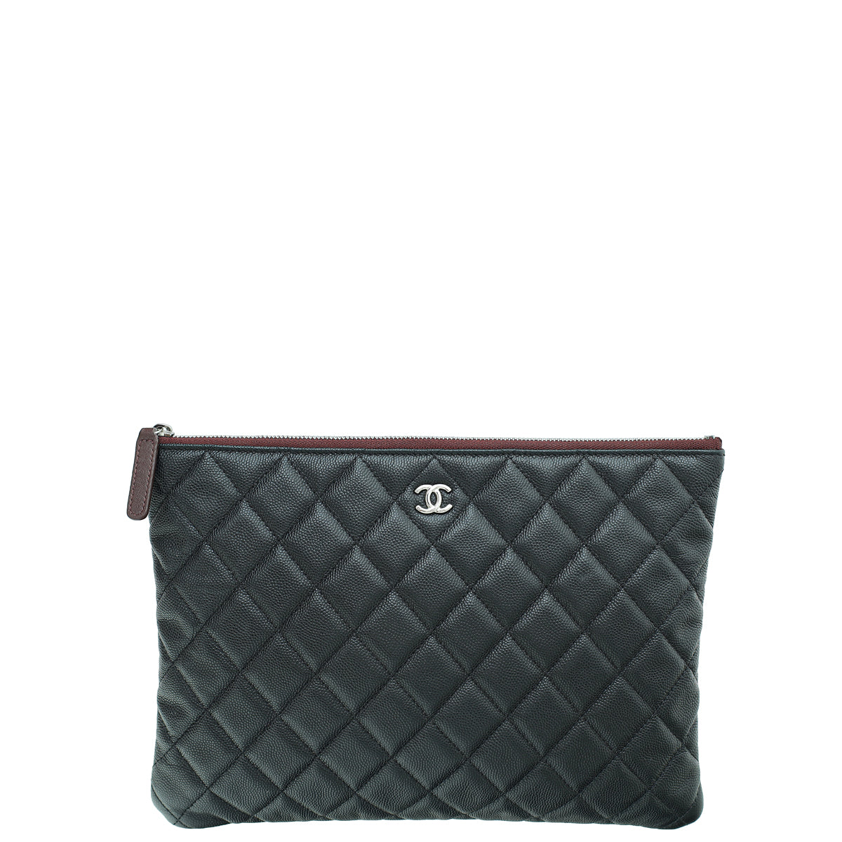 Chanel Black CC Classic Medium Cosmetic Case-Chanel-THE CLOSET