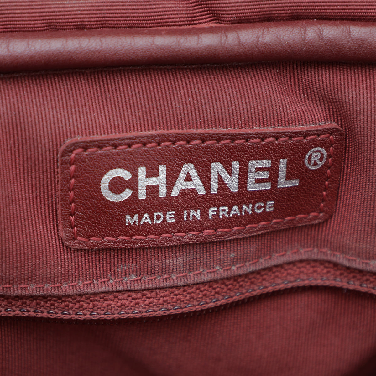 Chanel Red Vintage Chevron Camera Shoulder Bag