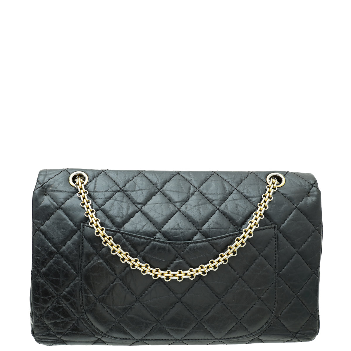 Chanel Black 2.55 Reissue Double Flap Agate 227 Bag-Chanel-THE CLOSET