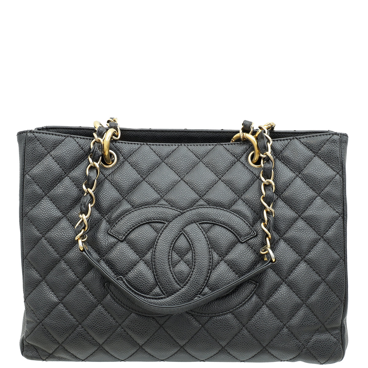 Chanel Black CC GST Medium Tote Bag-Chanel-THE CLOSET