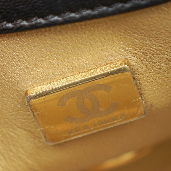 Chanel Black CC Crush Mini Rectangular Flap Bag