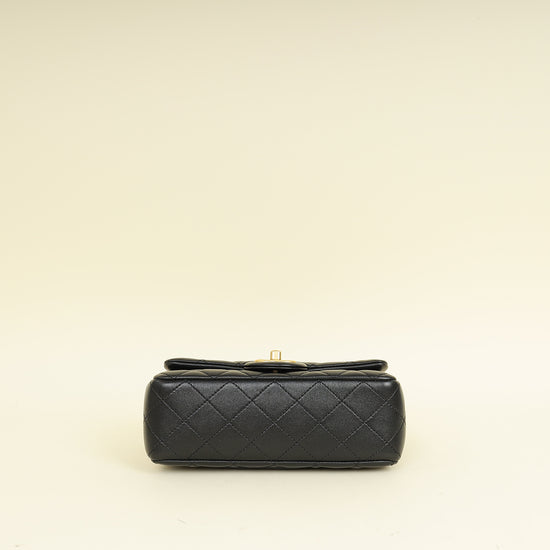 Chanel Black CC Crush Mini Rectangular Flap Bag