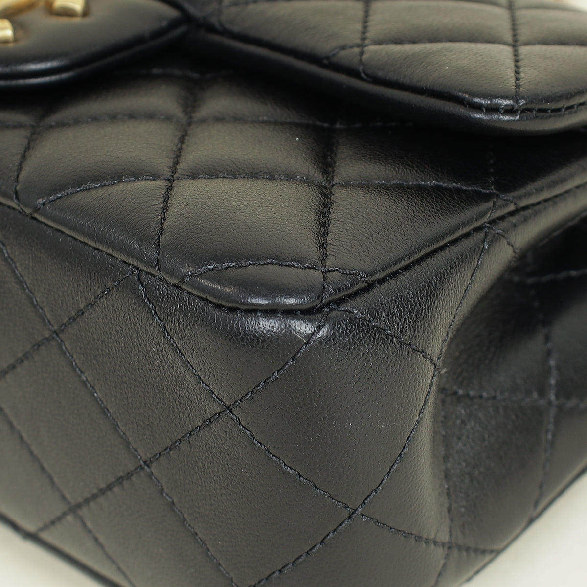 Chanel Black CC Crush Mini Rectangular Flap Bag