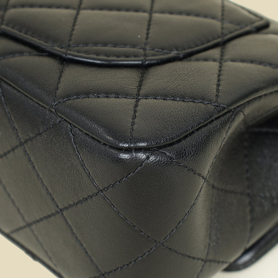 Chanel Black CC Crush Mini Rectangular Flap Bag