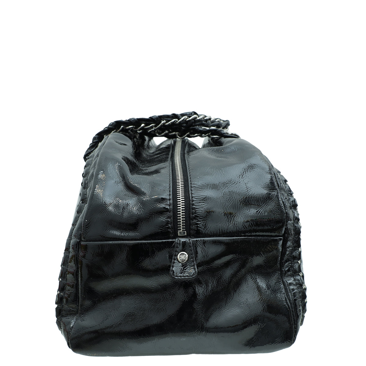 Chanel Black CC Luxe Ligne Bowler Large Bag