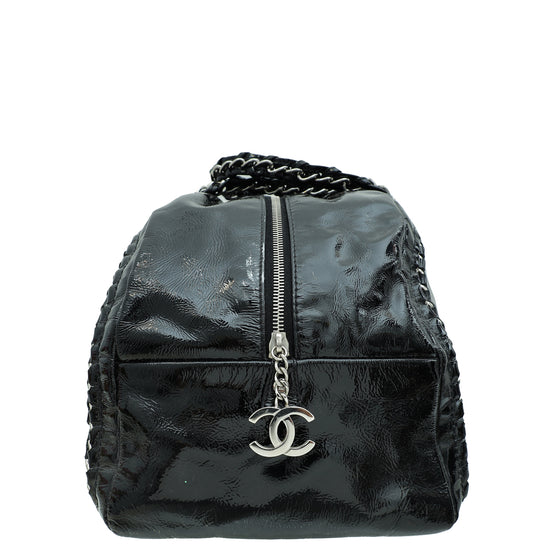 Chanel Black CC Luxe Ligne Bowler Large Bag