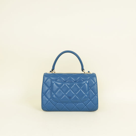 Chanel Blue CC Trendy Flap Small Bag