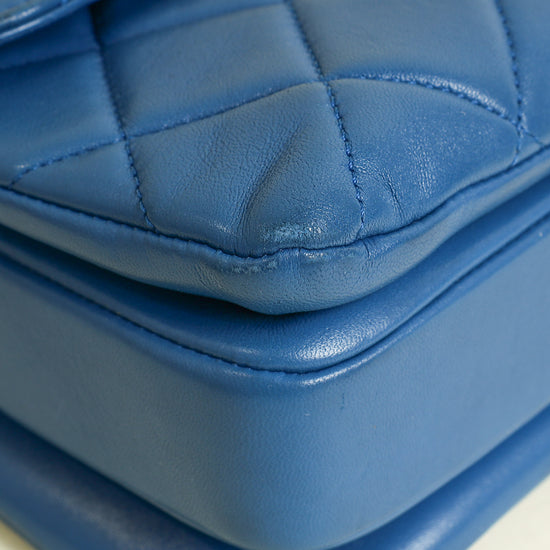 Chanel Blue CC Trendy Flap Small Bag