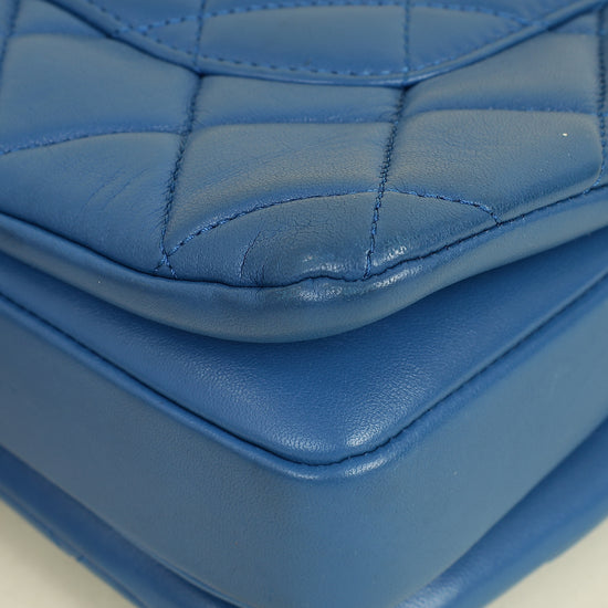 Chanel Blue CC Trendy Flap Small Bag