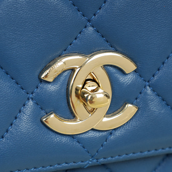 Chanel Blue CC Trendy Flap Small Bag
