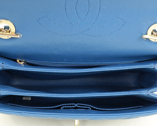 Chanel Blue CC Trendy Flap Small Bag