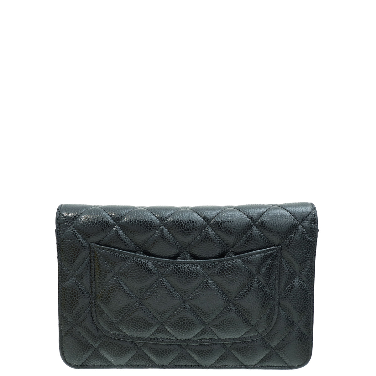 Chanel Black CC Classic Wallet On Chain-Chanel-THE CLOSET
