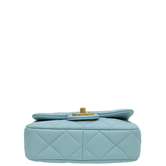 Chanel Sky Blue Pending CC Flap Mini Bag