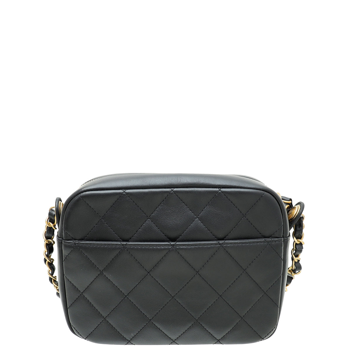 Chanel Black Front Logo Enchained Camera Bag-Chanel-THE CLOSET