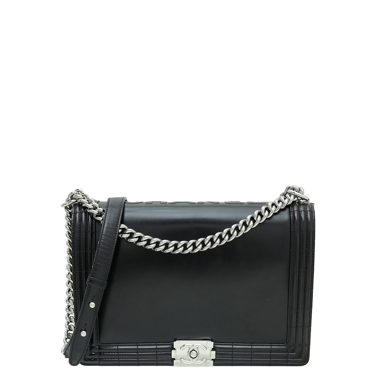 Chanel Black Le Boy Large Flap Bag-Chanel-THE CLOSET