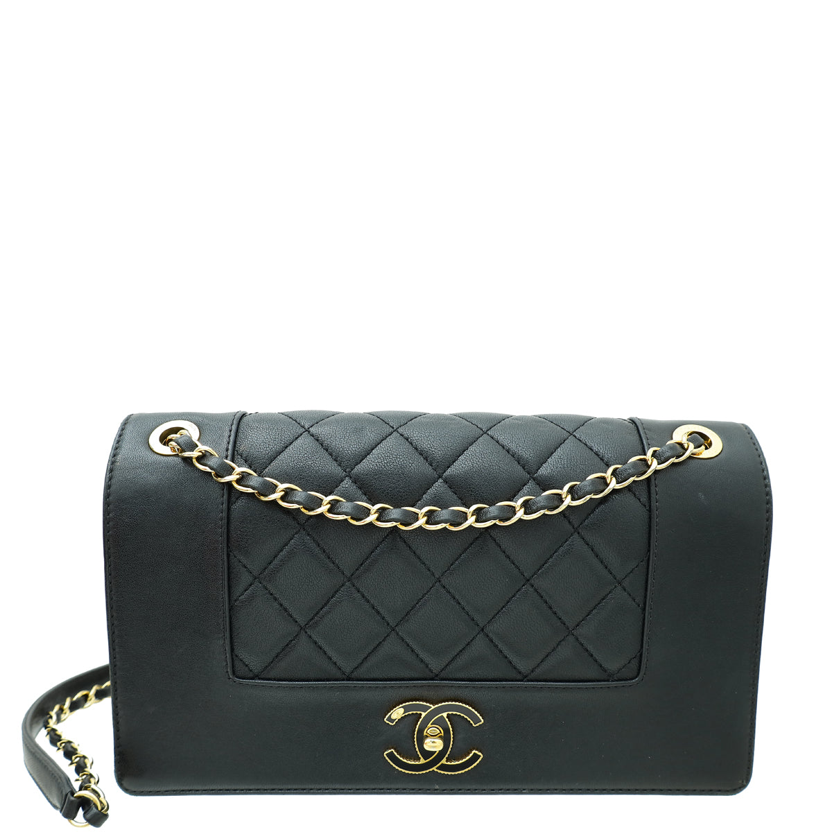 Chanel Black Mademoiselle Vintage Flap Bag-Chanel-THE CLOSET