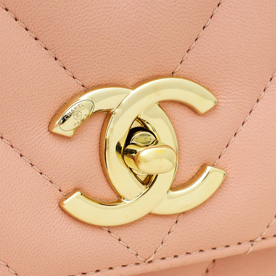 Chanel Pink CC Trendy Flap Bag
