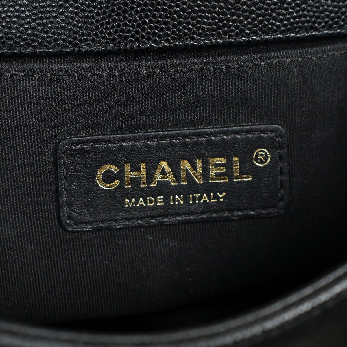 Chanel Black Le Boy Caviar Small Flap Bag