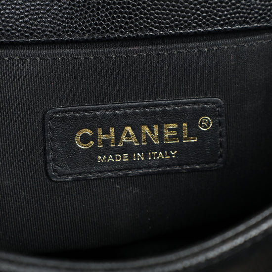 Chanel Black Le Boy Caviar Small Flap Bag