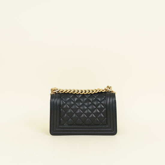 Chanel Black Le Boy Caviar Small Flap Bag