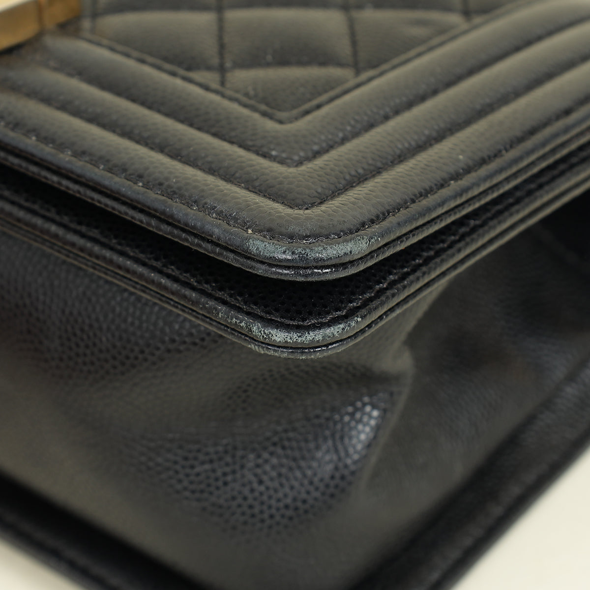 Chanel Black Le Boy Caviar Small Flap Bag