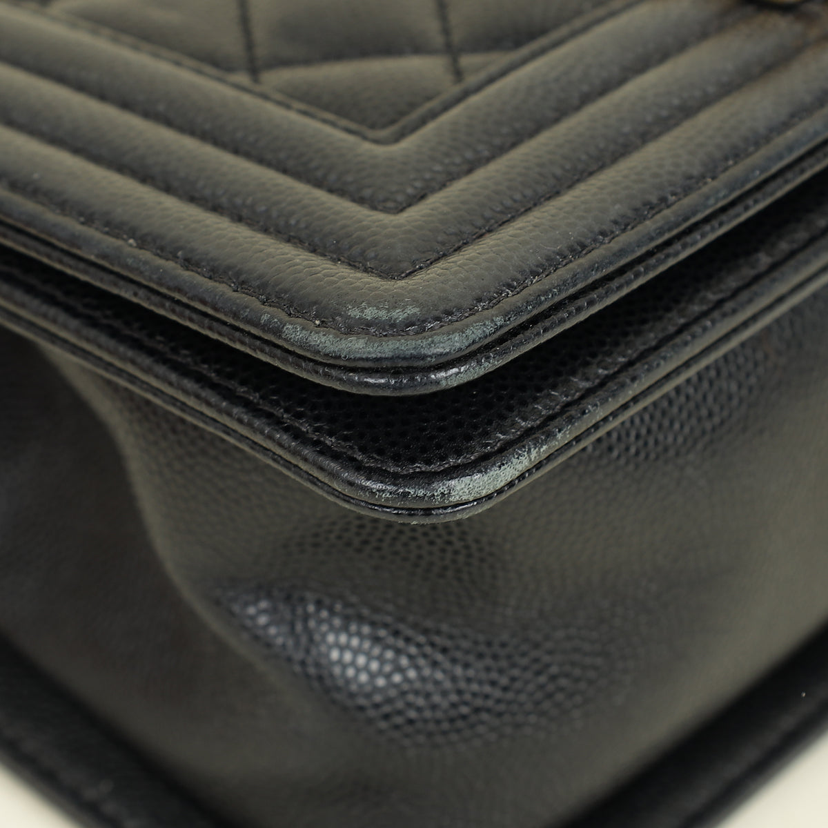 Chanel Black Le Boy Caviar Small Flap Bag