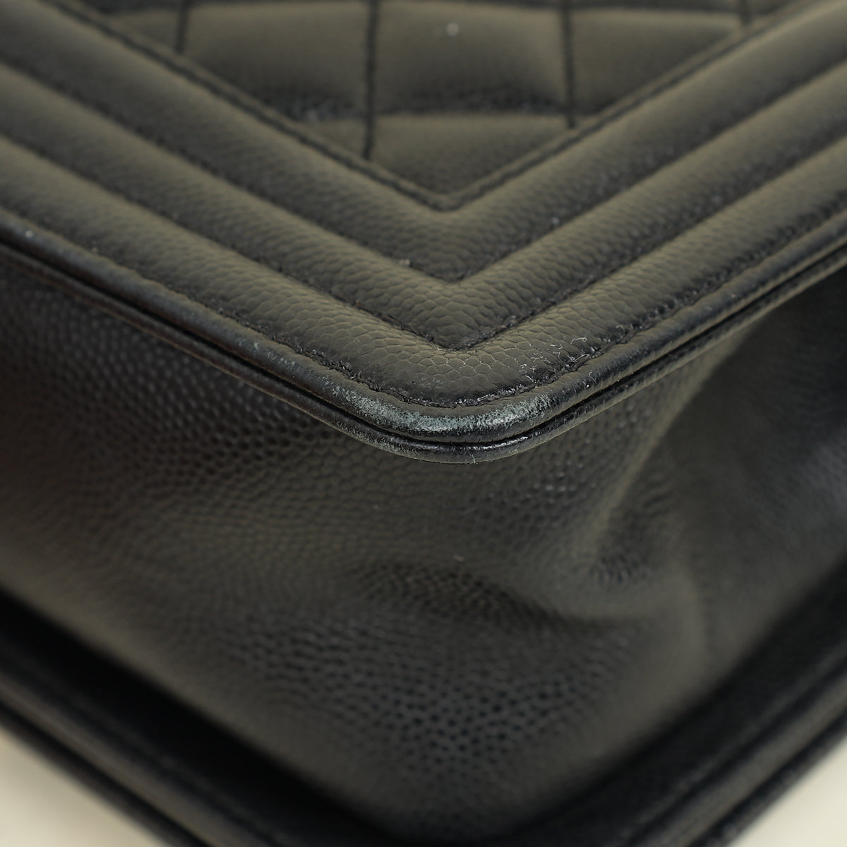 Chanel Black Le Boy Caviar Small Flap Bag