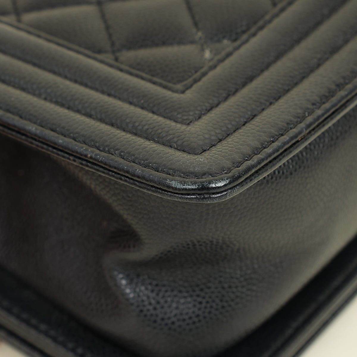 Chanel Black Le Boy Caviar Small Flap Bag