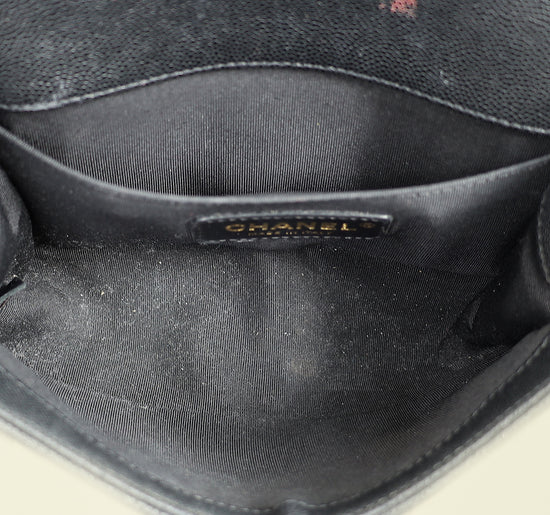 Chanel Black Le Boy Caviar Small Flap Bag