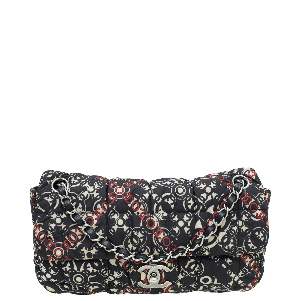 Chanel Black Multicolor Optic Coco Flap Medium Bag-Chanel-THE CLOSET