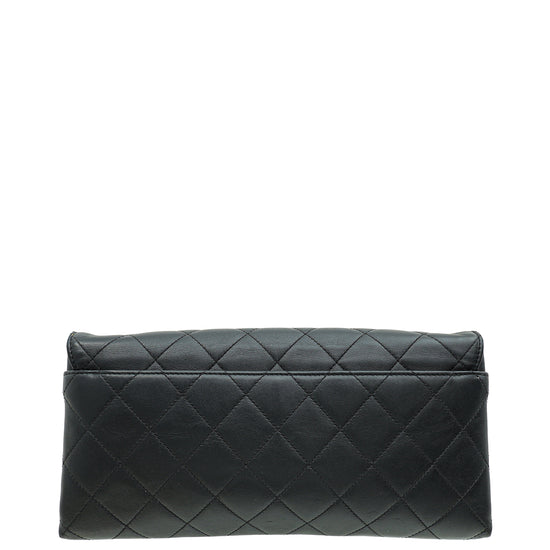 Chanel Black Logo Enchained Clutch Bag