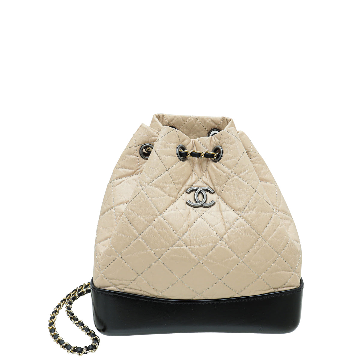 Chanel Bicolor CC Gabrielle Aged Small Backpack Bag-Chanel-THE CLOSET